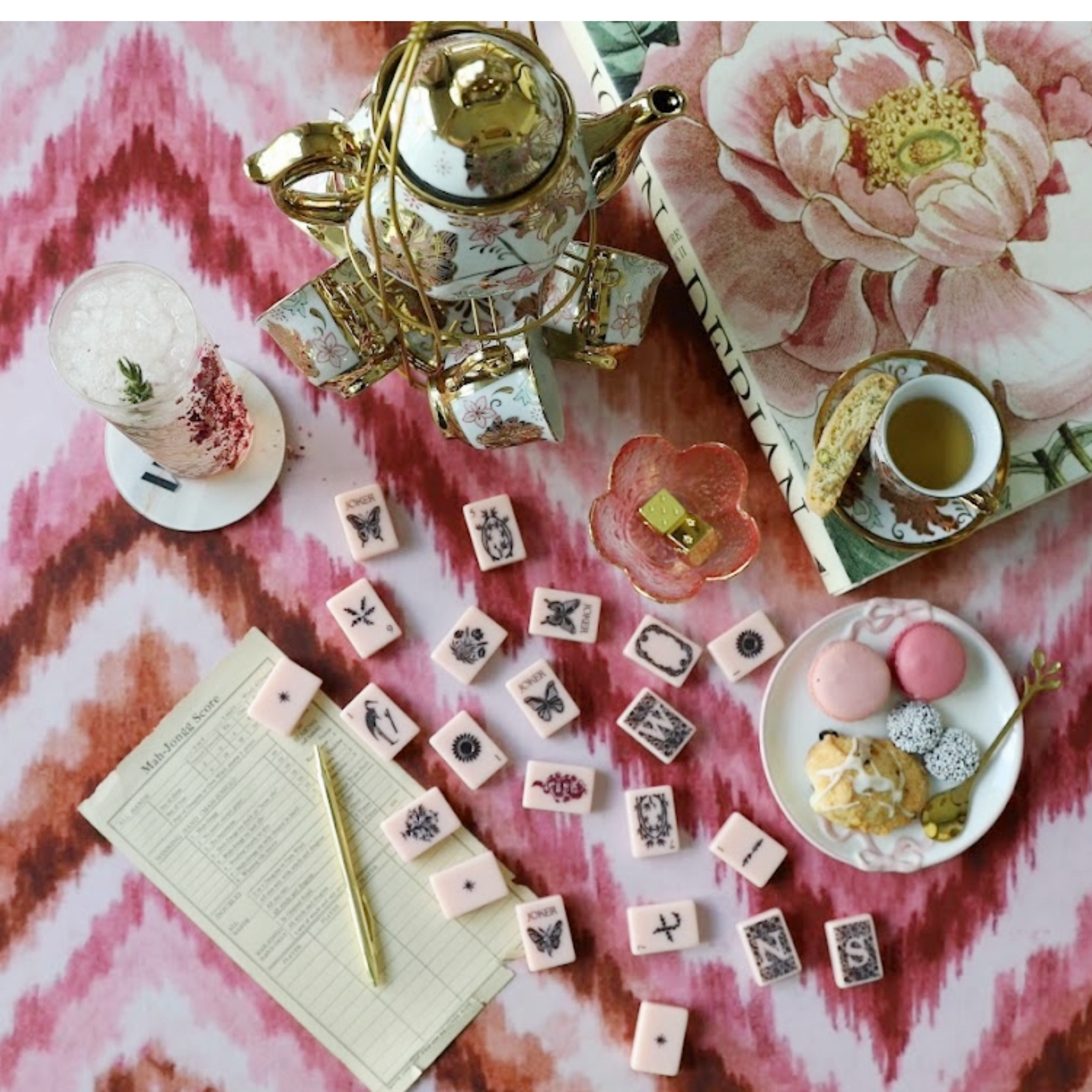 Rosaline Mahjong Mat