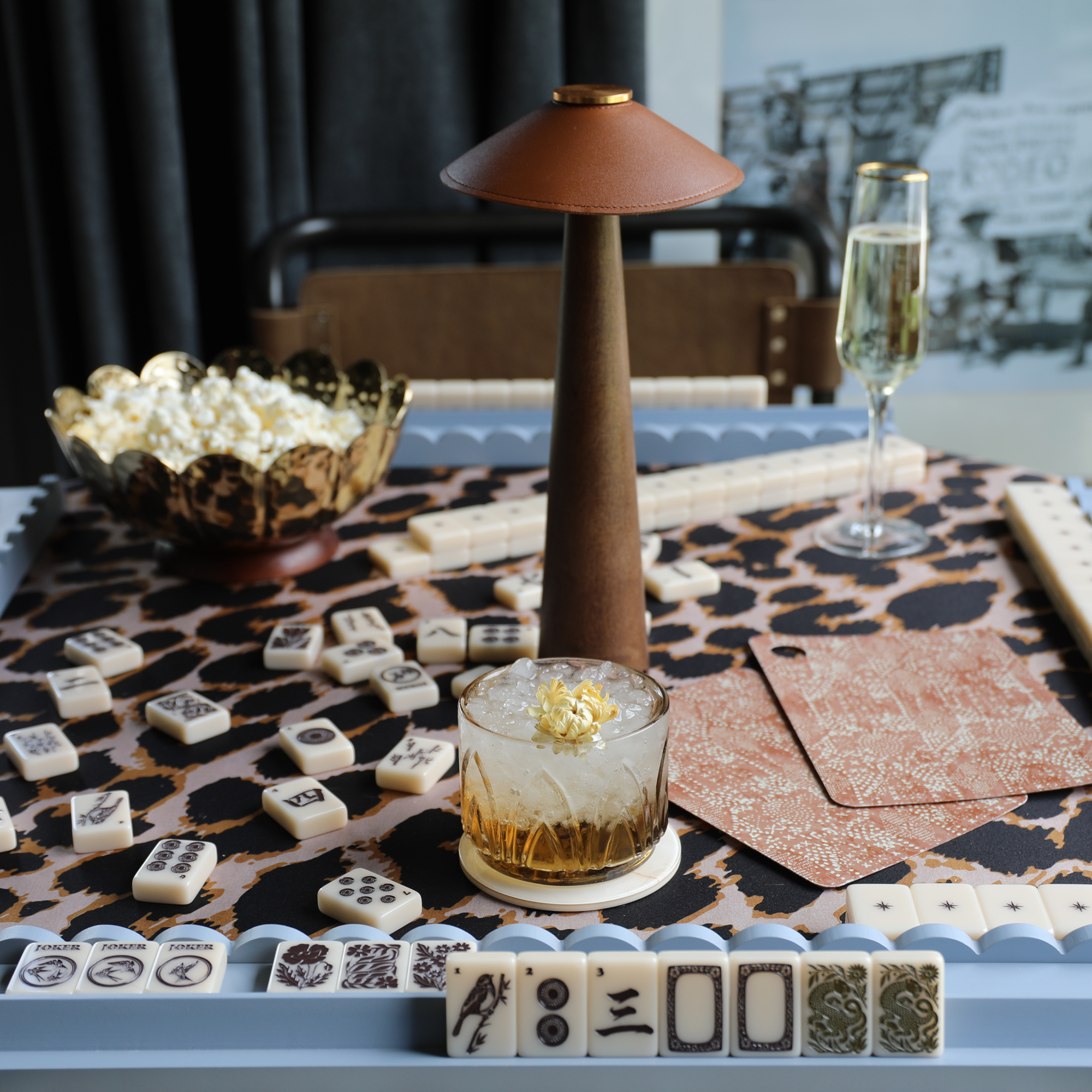 Sable Noir Mahjong Mat