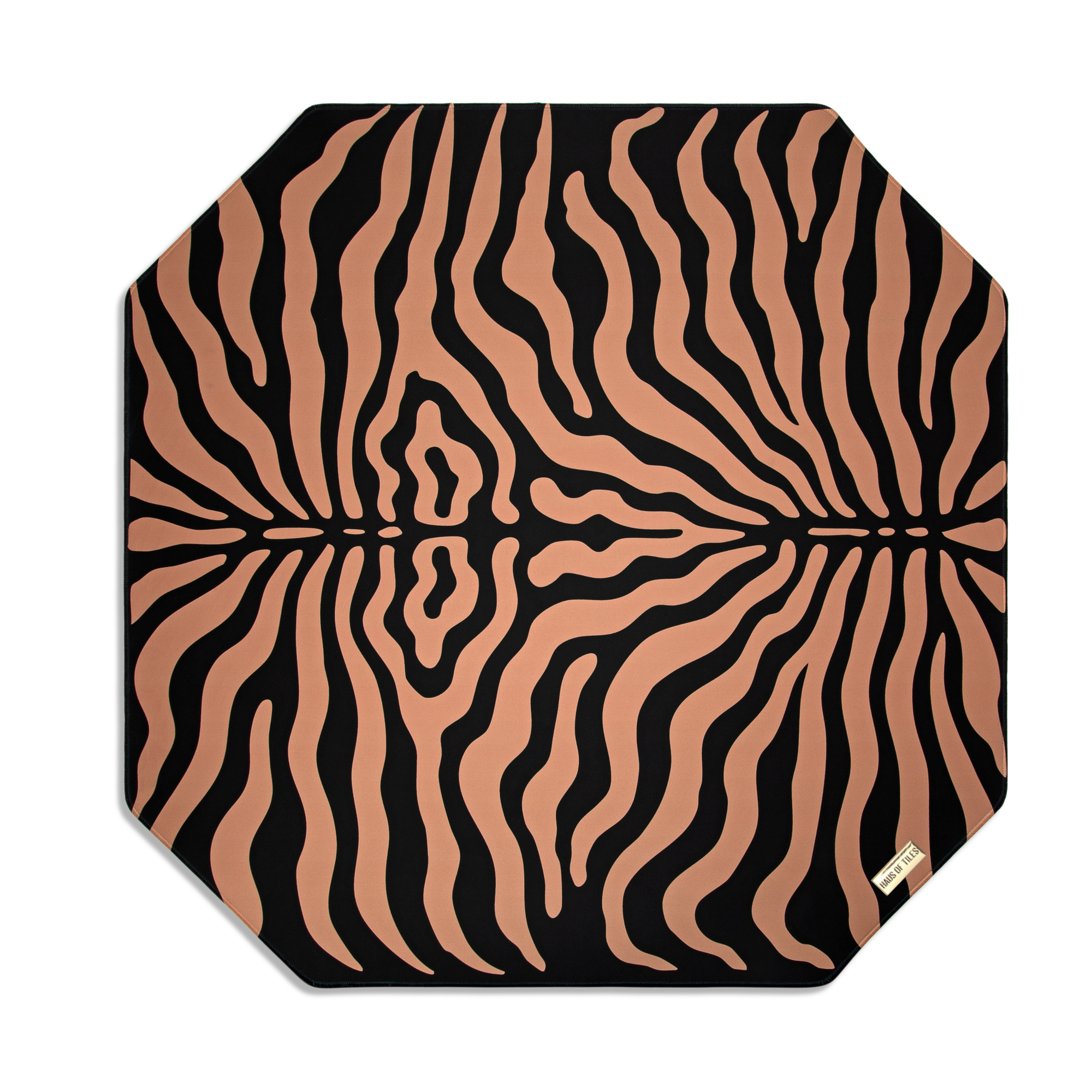 Savana Noir Mahjong Mat - Octagon | Patent Pending