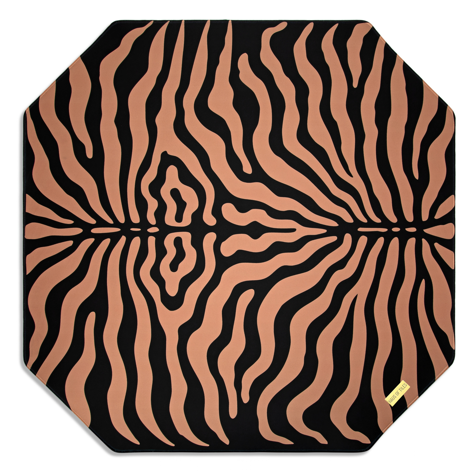 Savana Noir Mahjong Mat - Octagon | Patent Pending