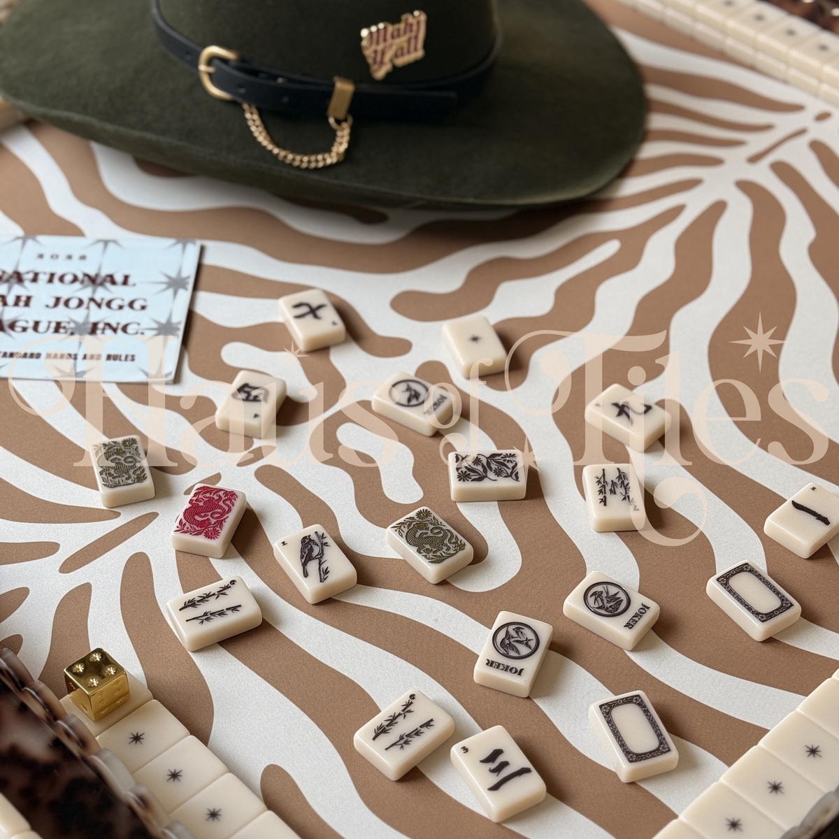 Savana Mahjong Mat - Octagon | Patent Pending
