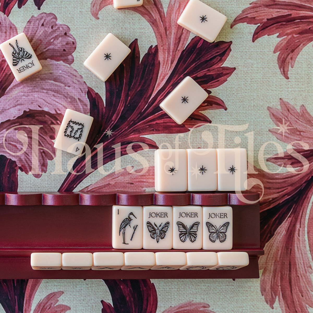 Velvet Vine Mahjong Mat | No Grommet