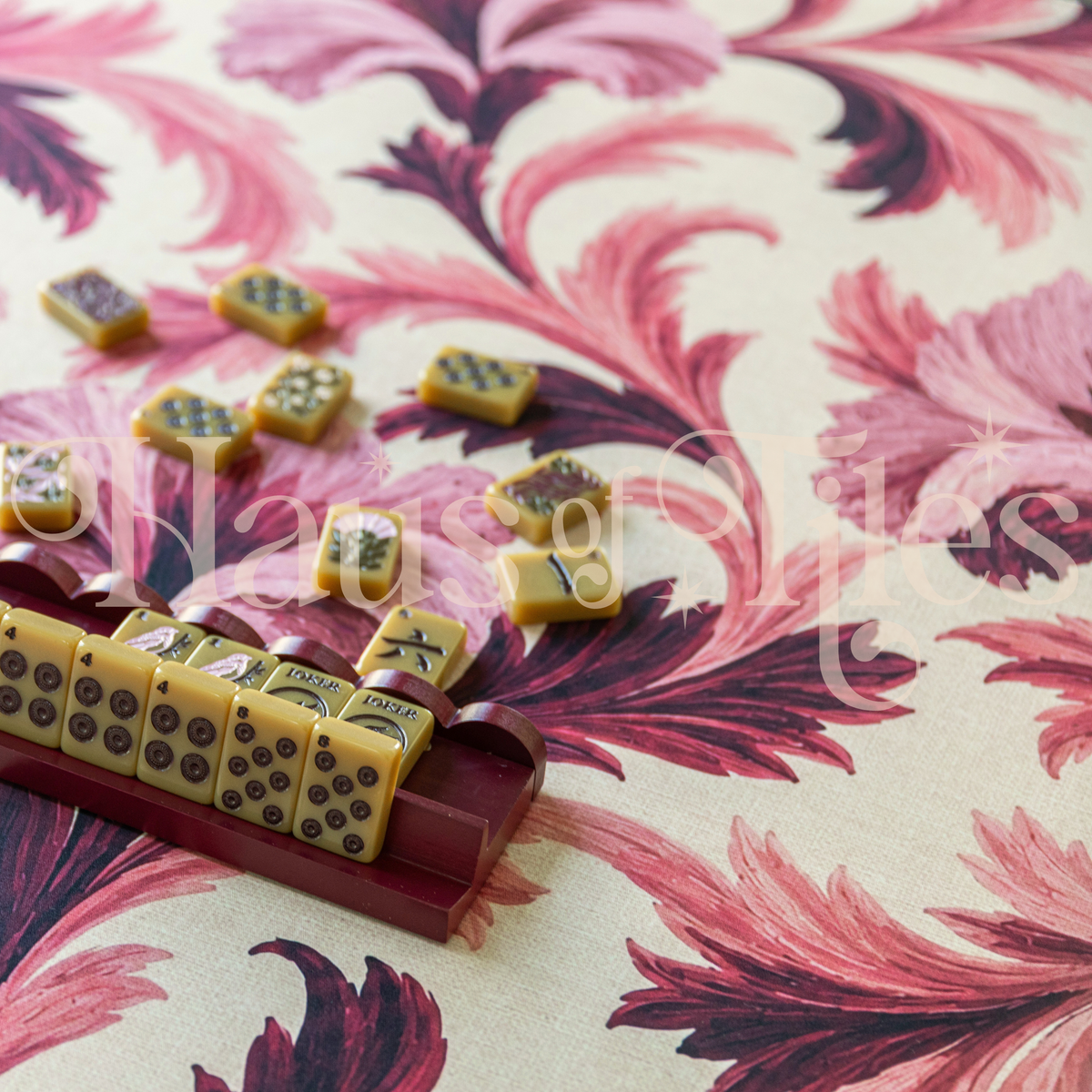 Velvet Vine Mahjong Mat | No Grommet