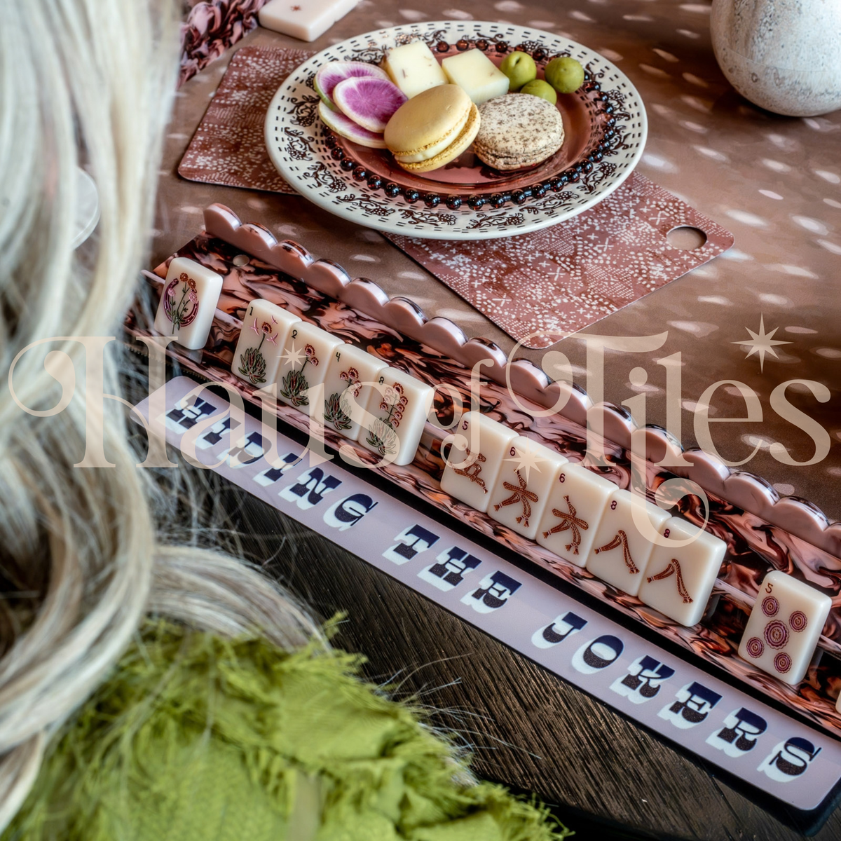 Wild Mare Desert Rose Mahjong Tile Set