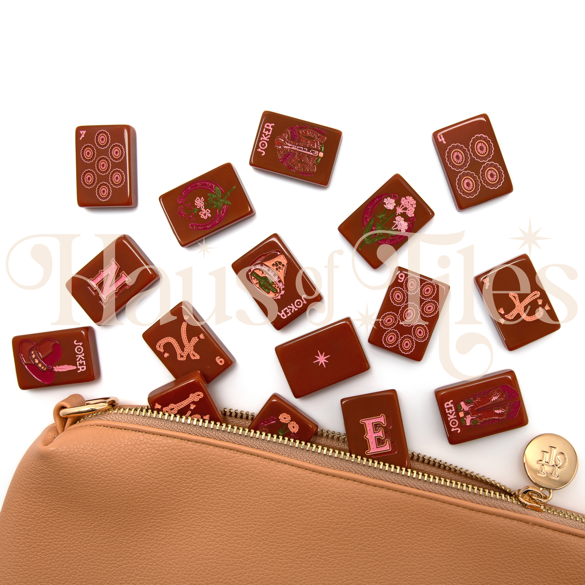 Wild Mare Saddlefire Mahjong Tile Set