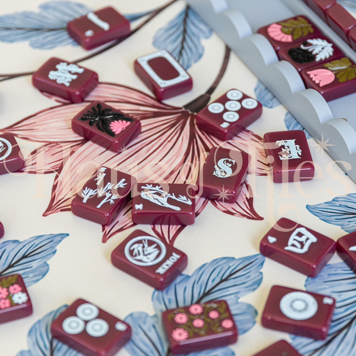 Willow and Bloom Mahjong Mat | No Grommet