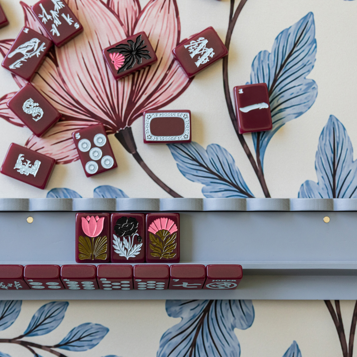 Willow and Bloom Mahjong Mat | No Grommet