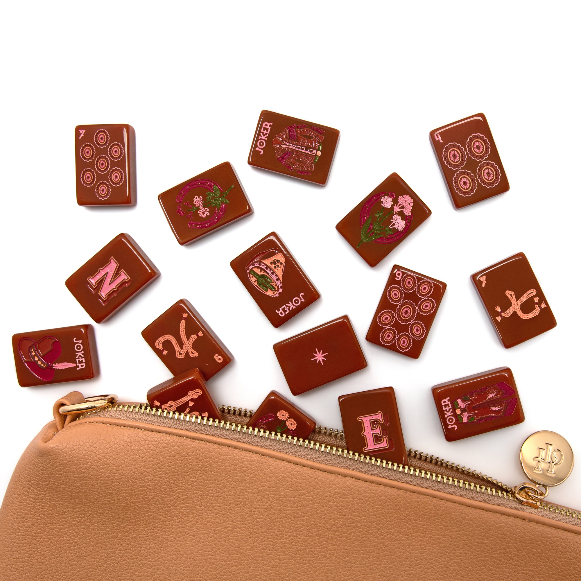 Wild Mare Mahjong Tile Set - Saddlefire