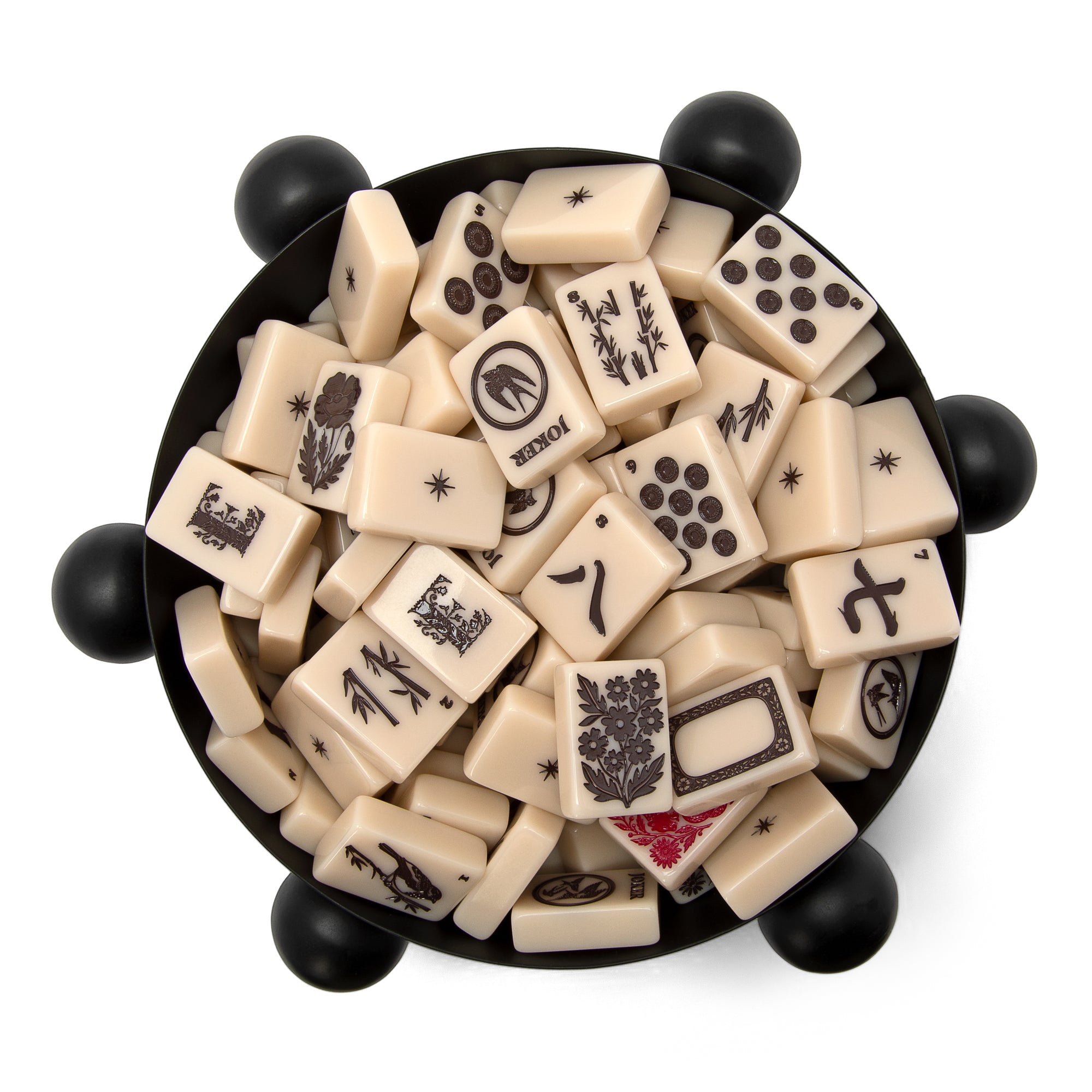 Mahjong Tile Storage Bowl