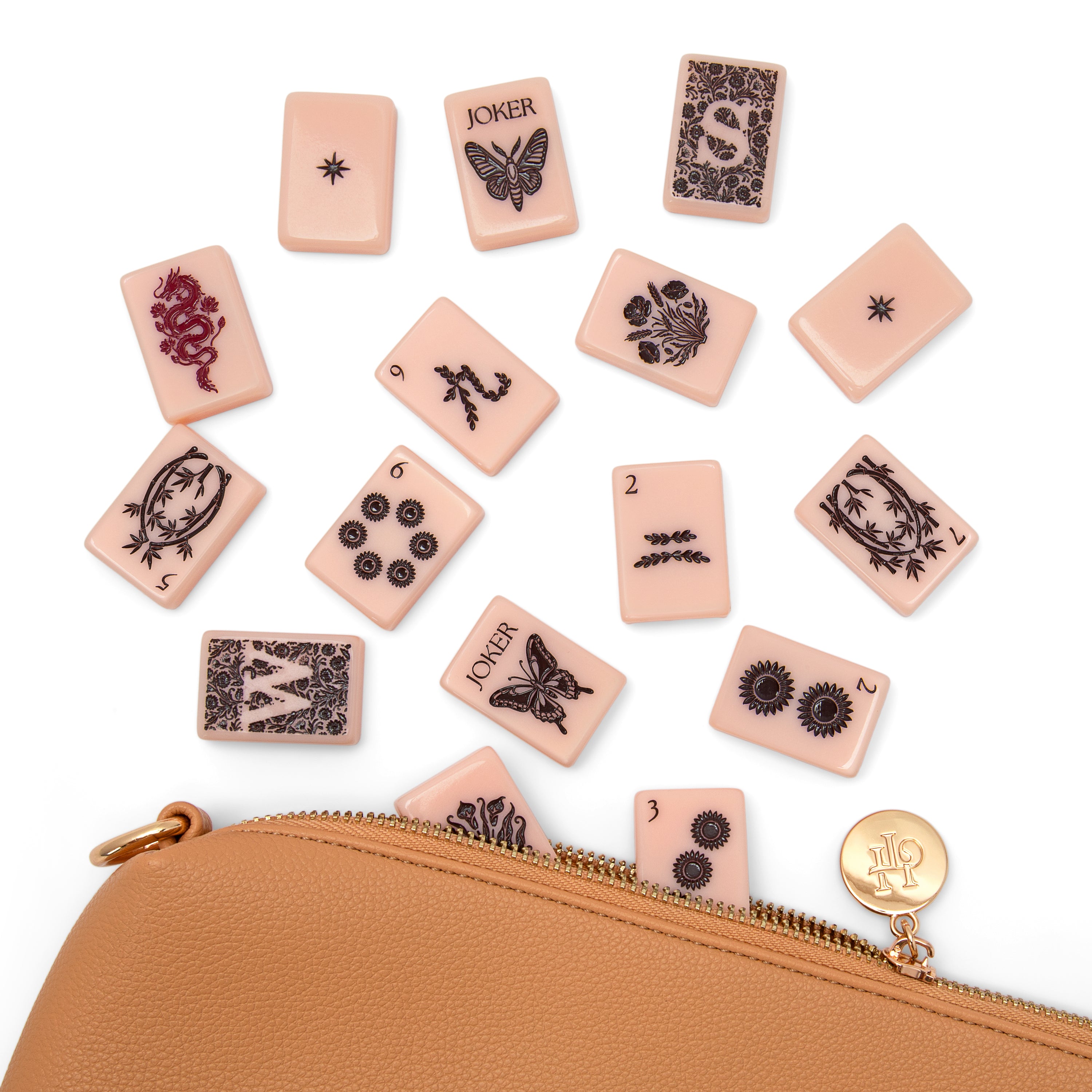 Petal & Loom Peony Mahjong Tile Set | PRE-ORDER