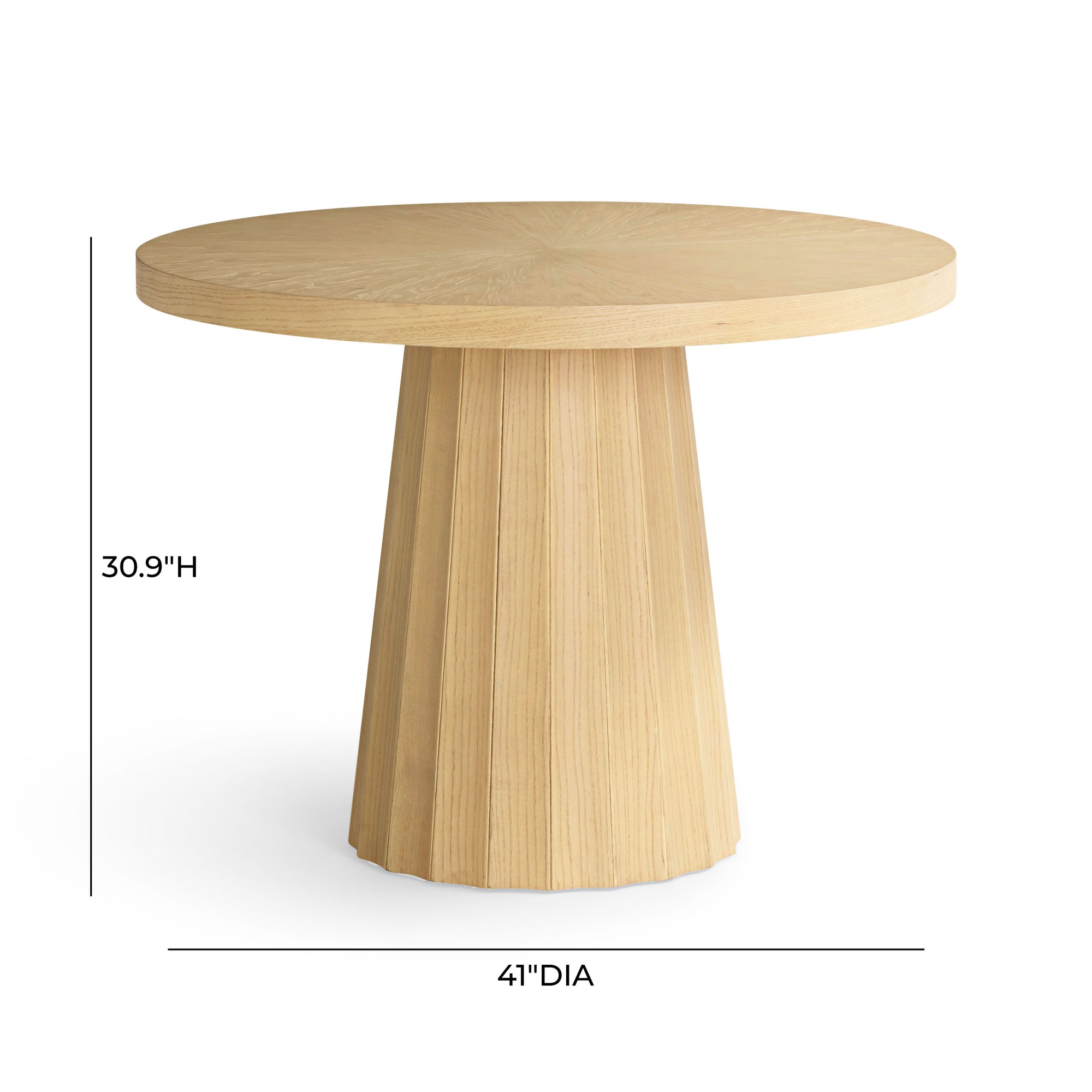 Meri Natural 41" Round Dining Table