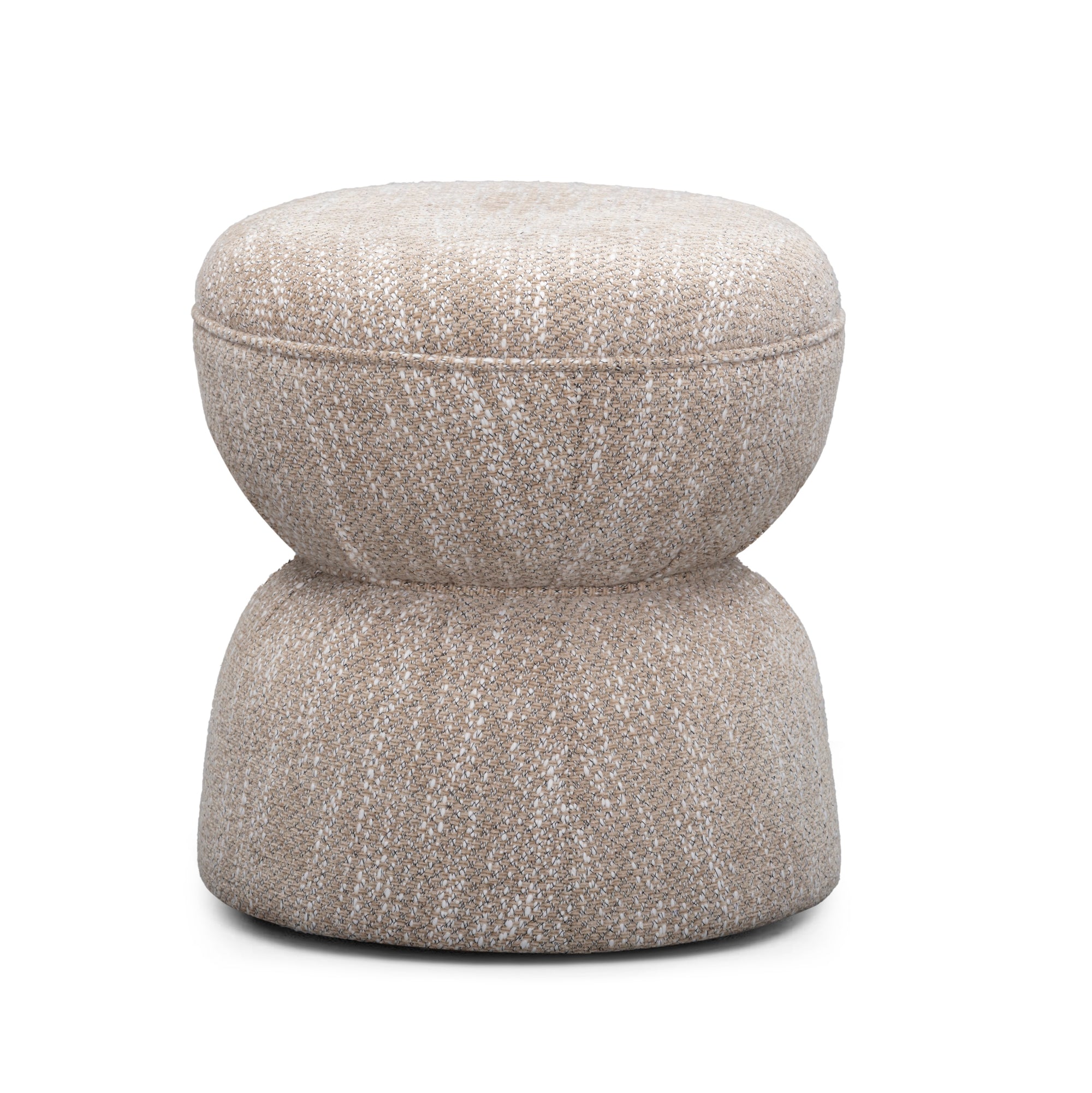 Taupe Tomlin Mahjong Stool