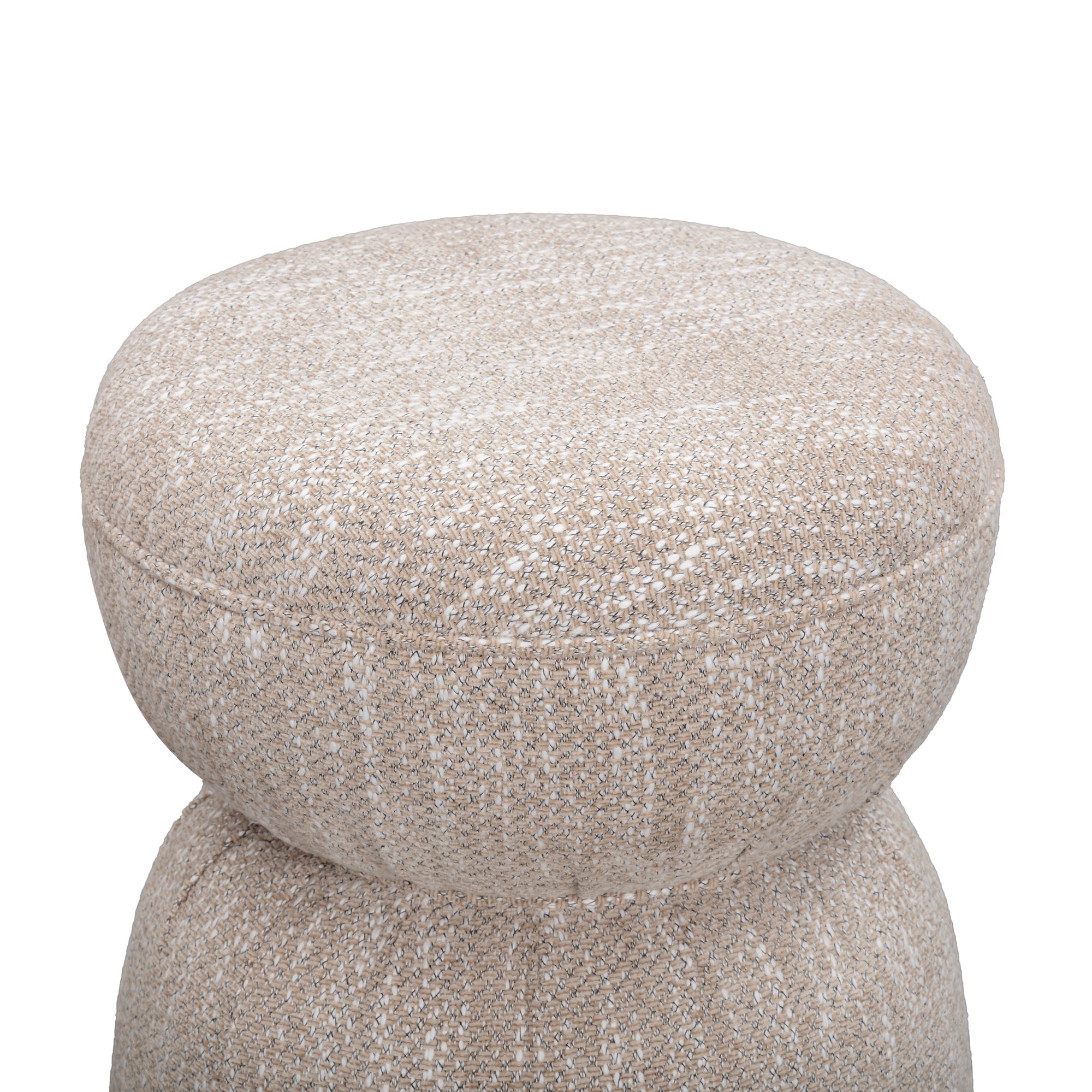 Taupe Tomlin Mahjong Stool